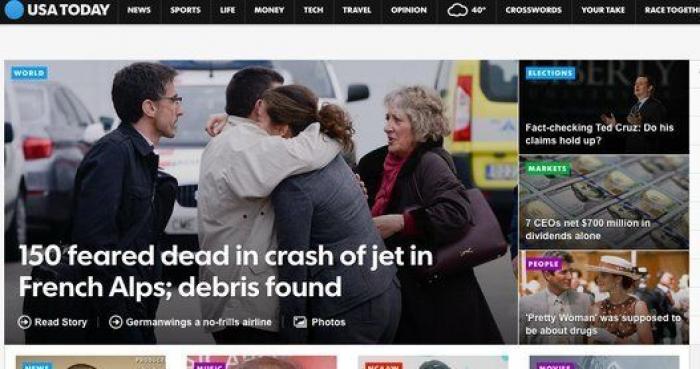 El accidente, en todas las portadas mundiales (FOTOS)