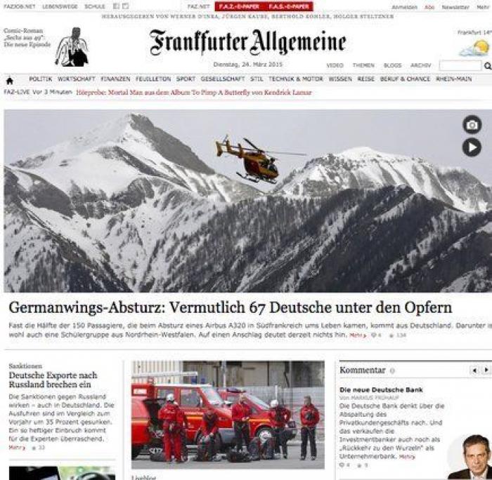 El accidente, en todas las portadas mundiales (FOTOS)