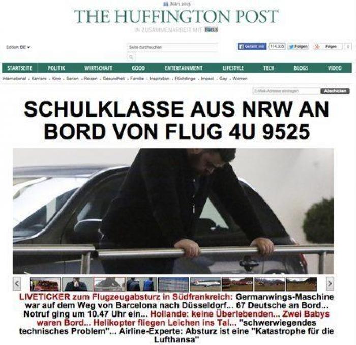 El accidente, en todas las portadas mundiales (FOTOS)