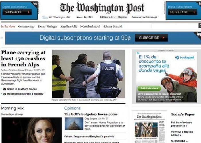 El accidente, en todas las portadas mundiales (FOTOS)