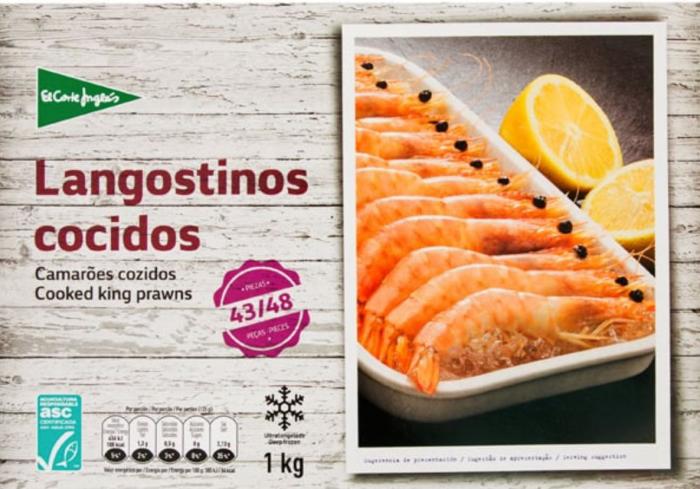 Los mejores y peores langostinos congelados, según la OCU