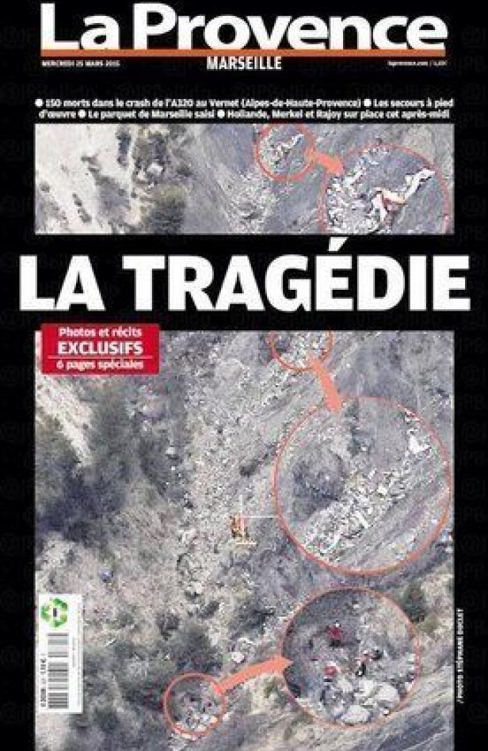 Accidente de Germanwings: las portadas sobre la catástrofe aérea (FOTOS)