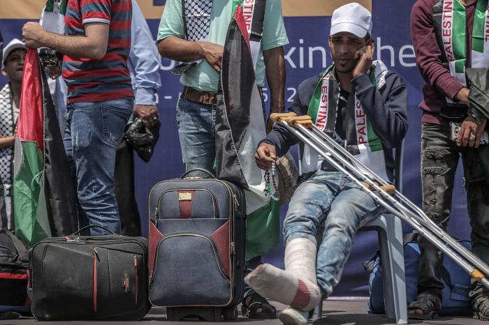 Gaza desafía a Israel con el disparo de cohetes y el intento de romper el bloqueo