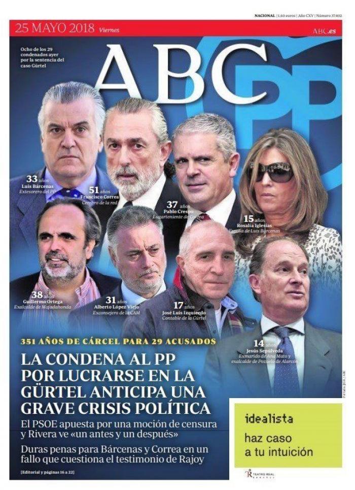 Estas son las portadas del viernes 25 de mayo