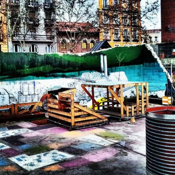 Campo de Cebada, manual de montaje de una plaza hecha a mano por y para los vecinos