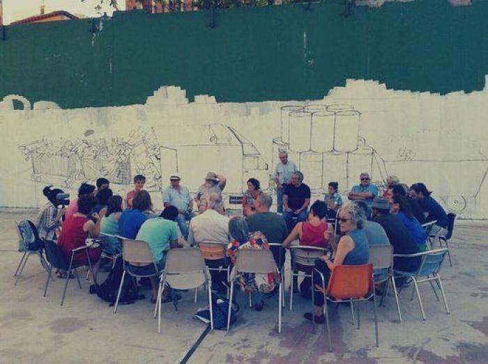 Campo de Cebada, manual de montaje de una plaza hecha a mano por y para los vecinos