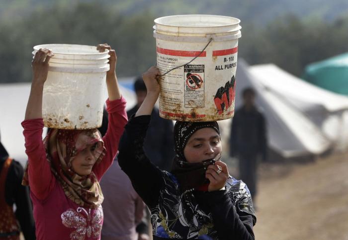 Al menos 32 niños han muerto de frío en un campo de refugiados en Siria