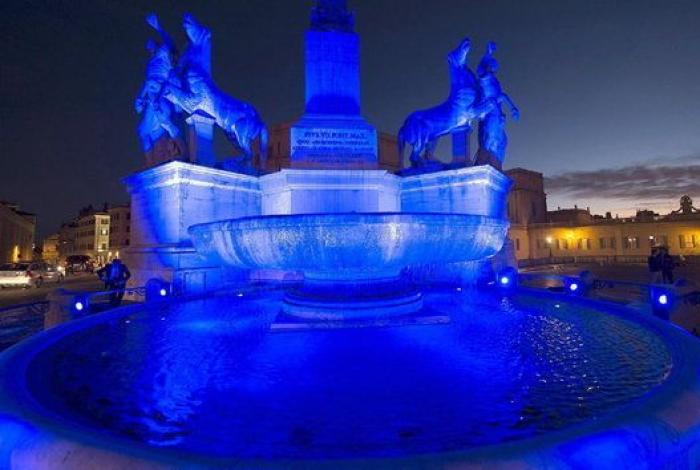 El mundo se tiñe de azul por el autismo