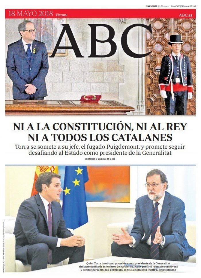 Estas son las portadas del viernes 18 de mayo