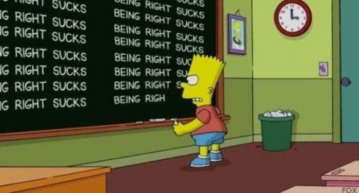 Critica que la gente se exprese con imágenes de ‘Los Simpson’ y ocurre lo inevitable