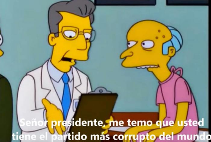 Critica que la gente se exprese con imágenes de ‘Los Simpson’ y ocurre lo inevitable