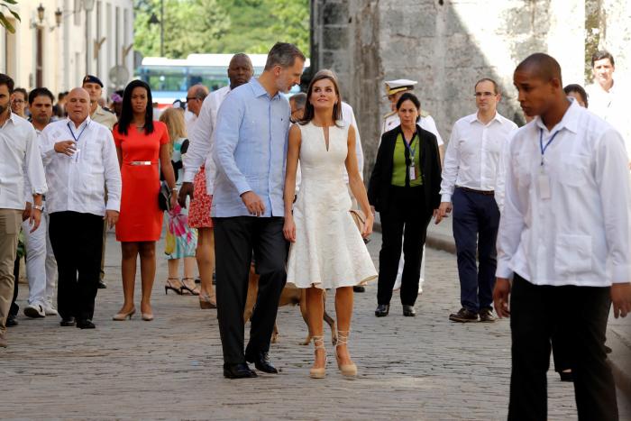 Los reyes de España, de escapada por la Habana Vieja