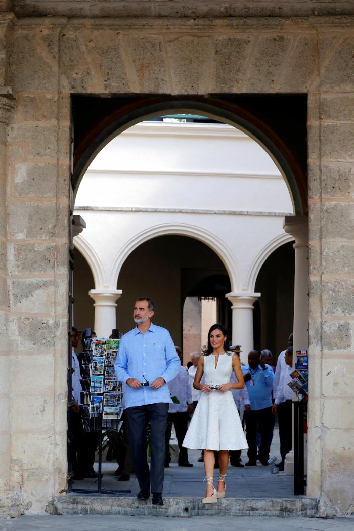 Los reyes de España, de escapada por la Habana Vieja