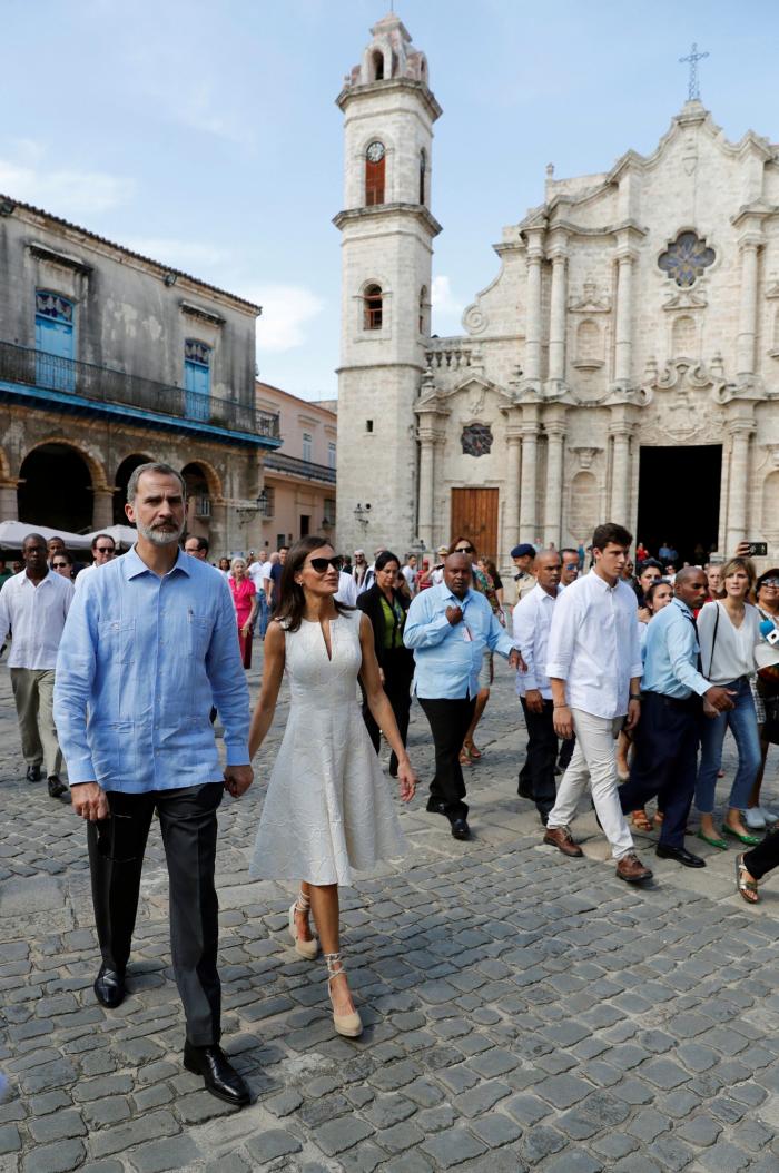 Los reyes de España, de escapada por la Habana Vieja