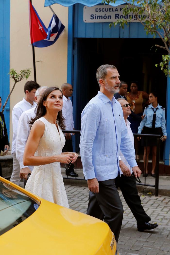 Los reyes de España, de escapada por la Habana Vieja