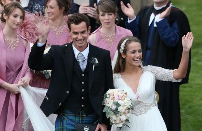 La boda escocesa de Andy Murray (FOTOS)