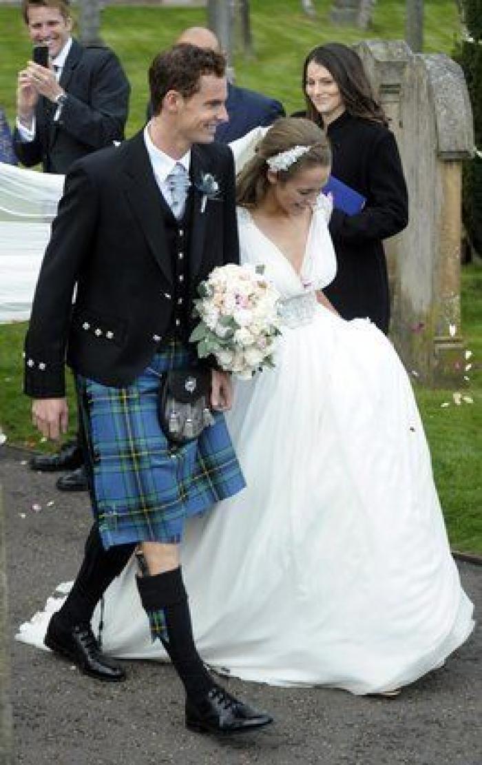 La boda escocesa de Andy Murray (FOTOS)