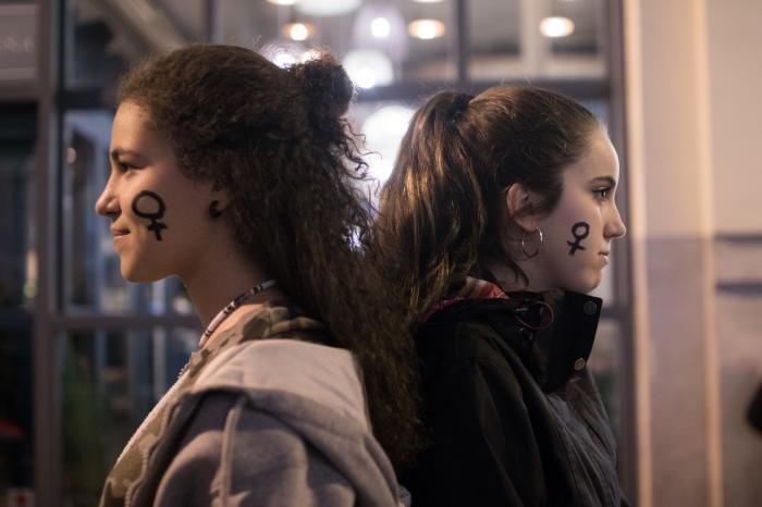 Miles de personas marchan en Madrid por la igualdad