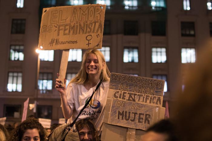 Miles de personas marchan en Madrid por la igualdad