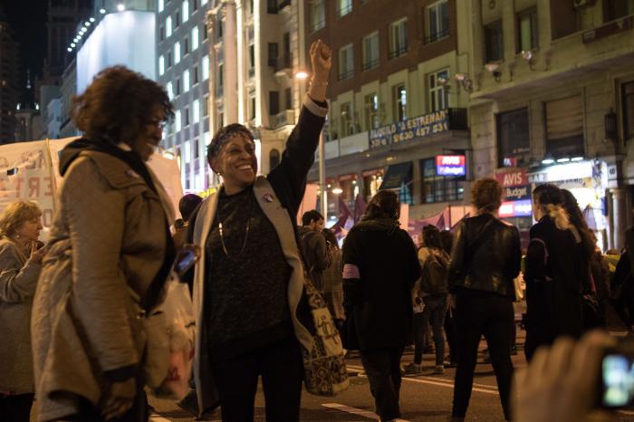 Miles de personas marchan en Madrid por la igualdad