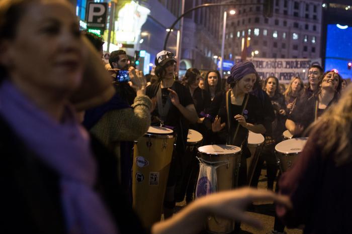 Miles de personas marchan en Madrid por la igualdad