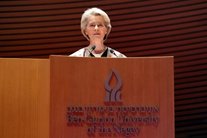 Von der Leyen impulsa la exportación de gas israelí a la UE en su visita a la región