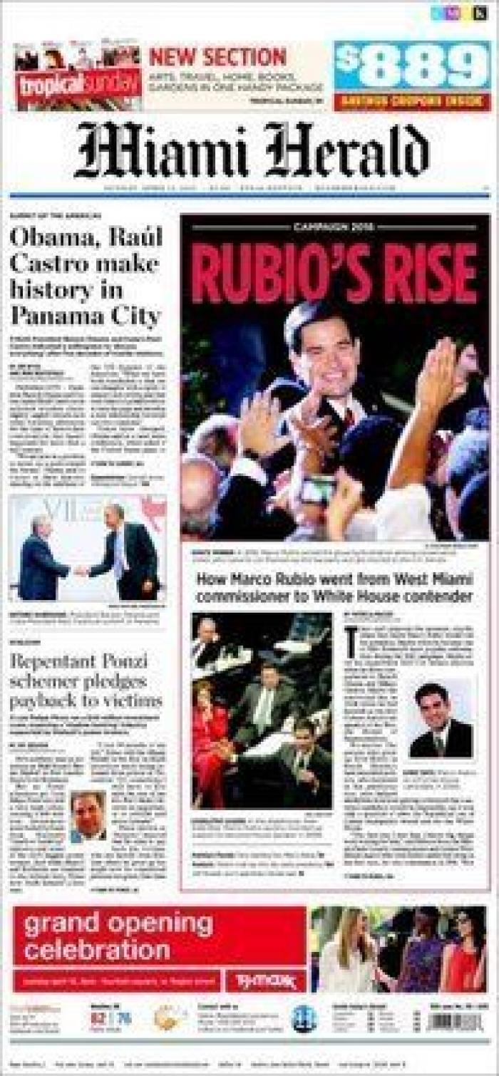 Las portadas tras el encuentro entre Obama y Castro