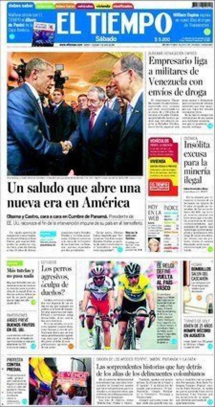 Las portadas tras el encuentro entre Obama y Castro