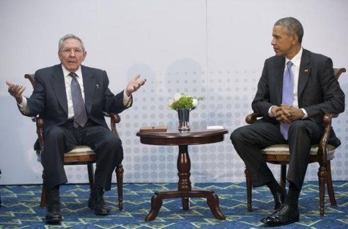 Las fotos de la reunión histórica entre Obrama y Castro: "La guerra fría ha acabado"