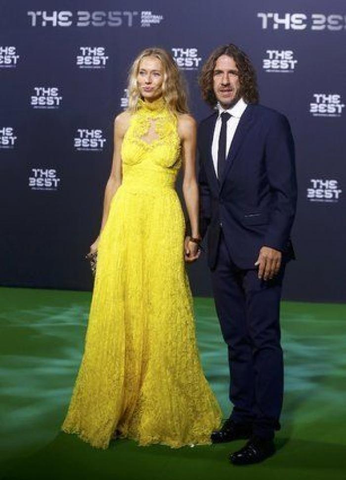 Las fotos de la 'alfombra verde' de la gala de la FIFA