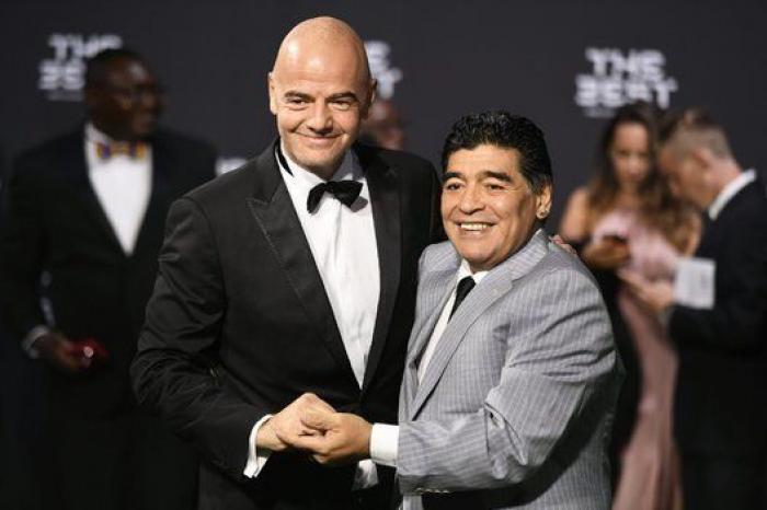 Las fotos de la 'alfombra verde' de la gala de la FIFA
