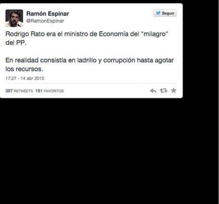 La amnistía de Rato: el PSOE habla de "desvergüenza" y el PP guarda silencio