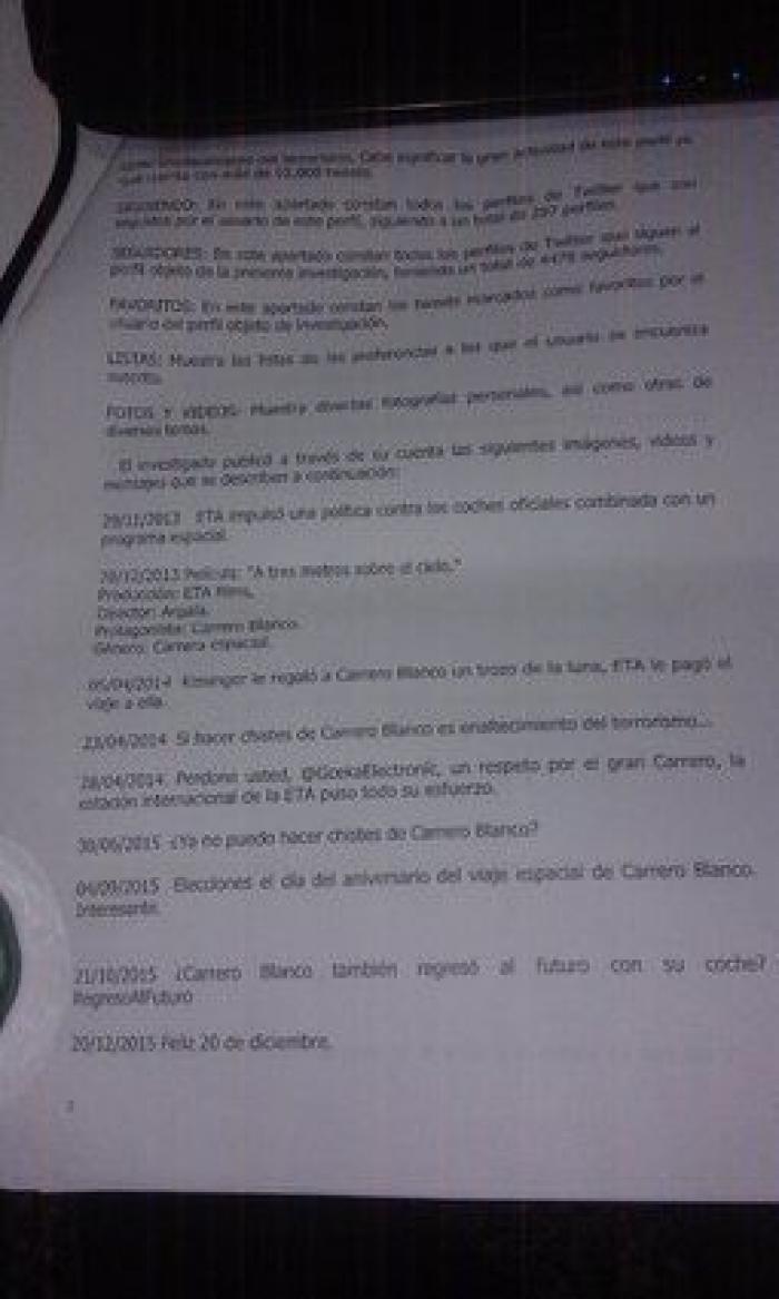 Le piden 2 años y 6 meses de cárcel por chistes sobre Carrero Blanco