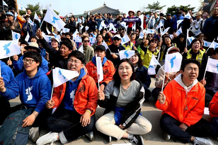 Las fotos del histórico recibimiento de Kim Jong-un en Corea del Sur