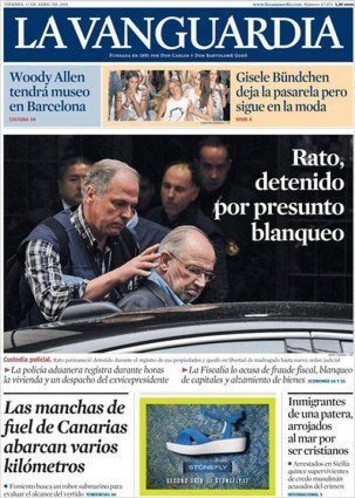 El juez ordena el bloqueo de todas las cuentas de Rodrigo Rato