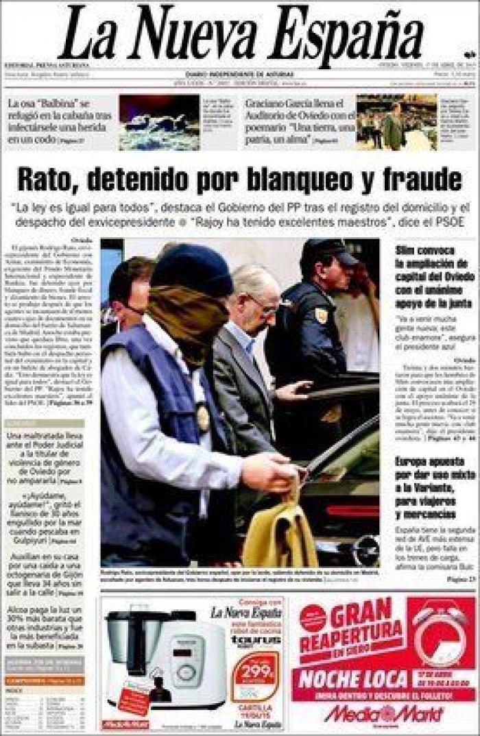 El juez ordena el bloqueo de todas las cuentas de Rodrigo Rato