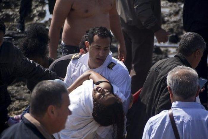 Las dramáticas imágenes del naufragio en Rodas