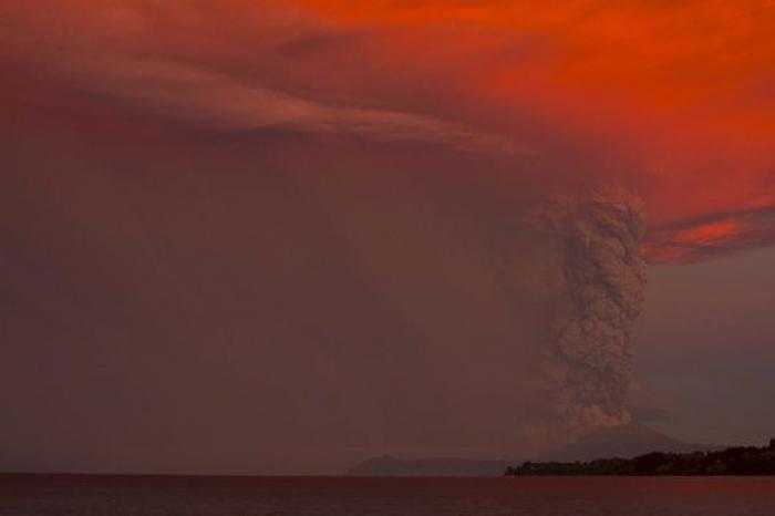 Las impresionantes fotos de la erupción del volcán Calbuco