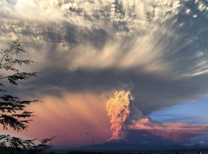 Las impresionantes fotos de la erupción del volcán Calbuco