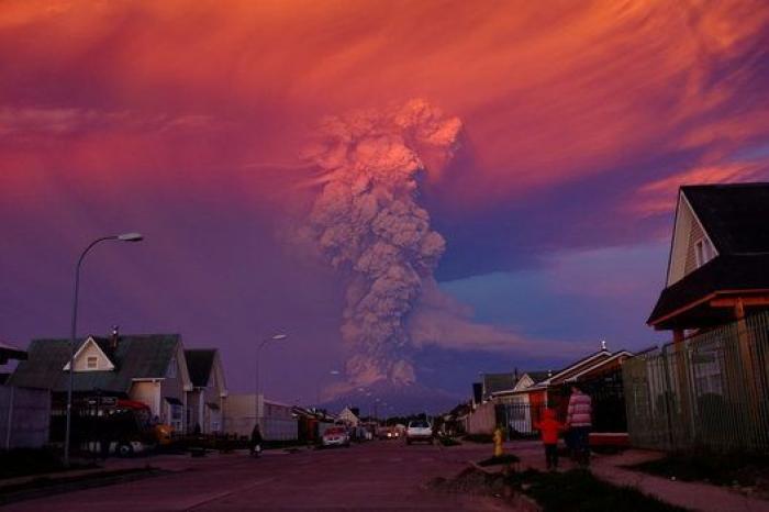 Las impresionantes fotos de la erupción del volcán Calbuco