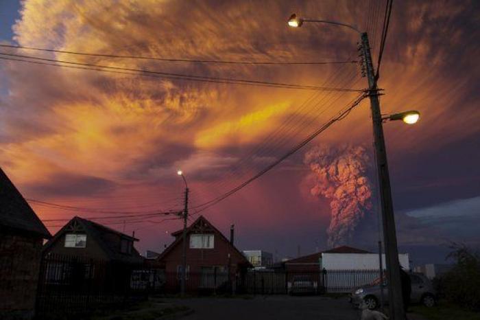 Las impresionantes fotos de la erupción del volcán Calbuco