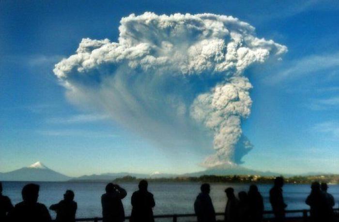 Las impresionantes fotos de la erupción del volcán Calbuco