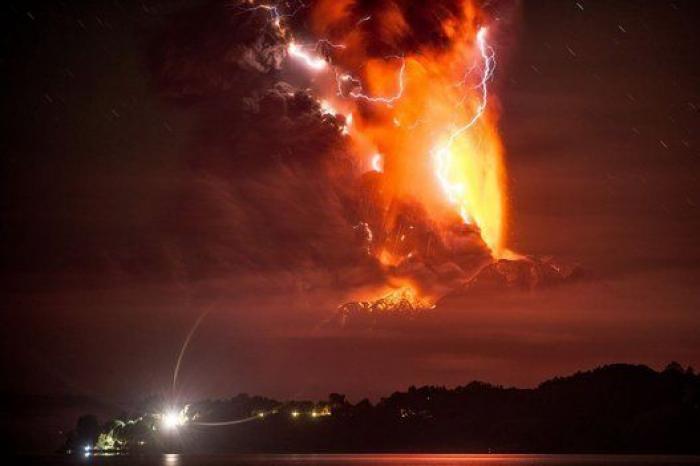 Las impresionantes fotos de la erupción del volcán Calbuco