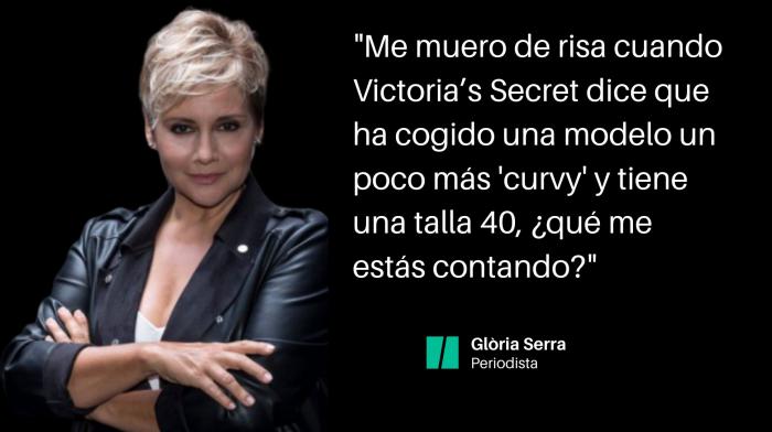 Glòria Serra: "En la tele pasa como en Hollywood. Ellos se acercan a los 70 y ellas siempre tienen 30"