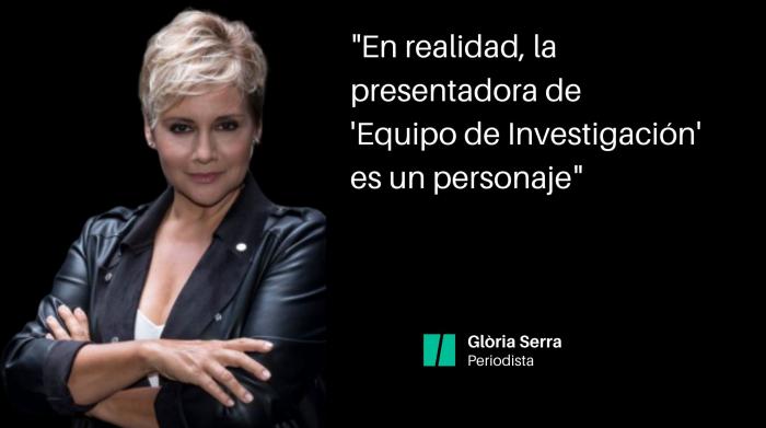 Glòria Serra: "En la tele pasa como en Hollywood. Ellos se acercan a los 70 y ellas siempre tienen 30"