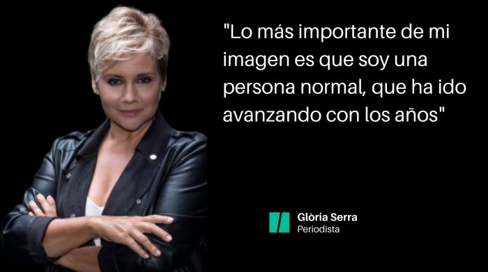 Glòria Serra: "En la tele pasa como en Hollywood. Ellos se acercan a los 70 y ellas siempre tienen 30"
