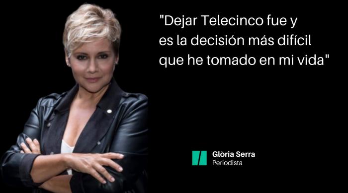 Glòria Serra: "En la tele pasa como en Hollywood. Ellos se acercan a los 70 y ellas siempre tienen 30"