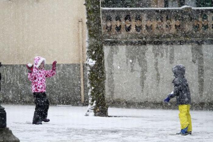 Las insólitas fotos de la nieve en Levante y Mallorca