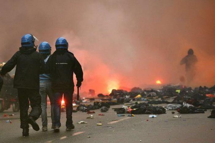 Las tremendas fotos de las protestas contra la Expo de Milán