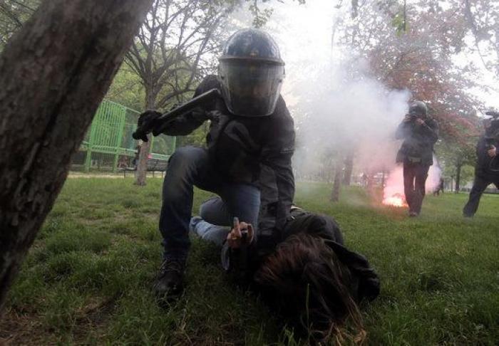 Las tremendas fotos de las protestas contra la Expo de Milán